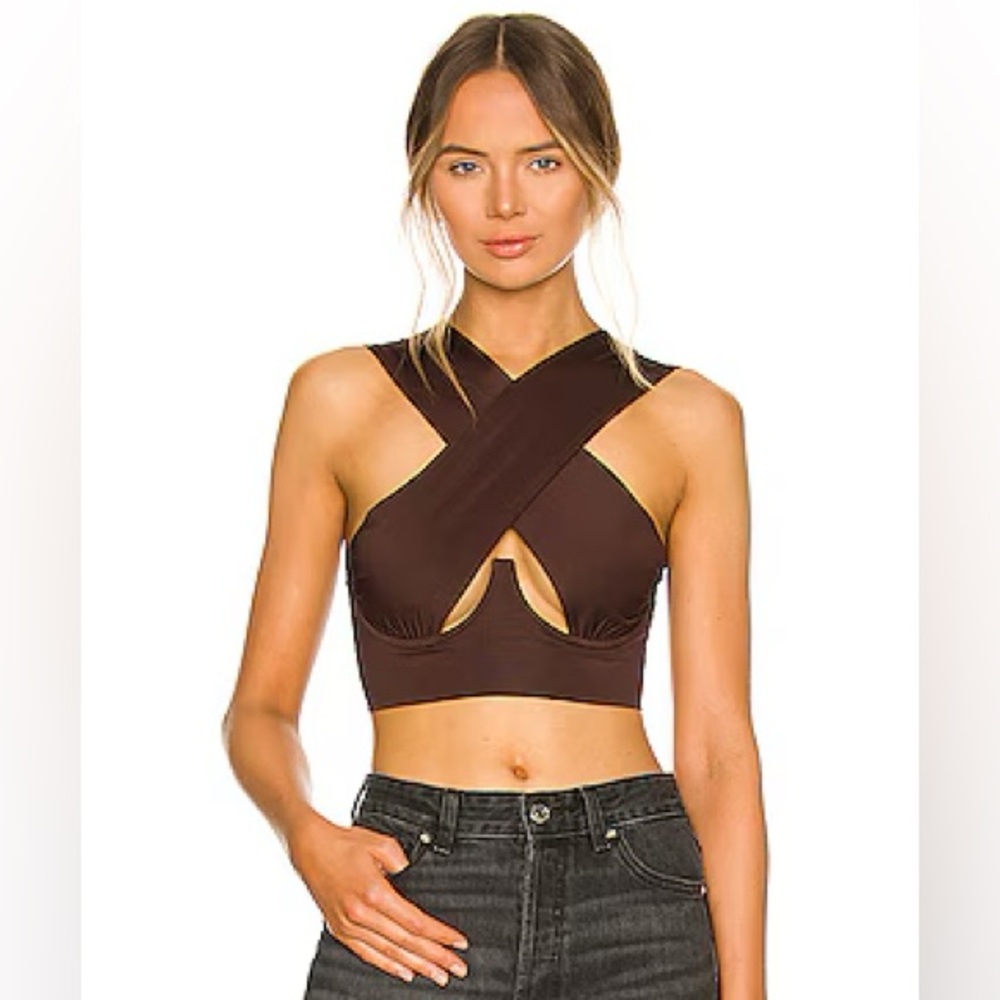 superdown Kacie Cross Over Top 🤎